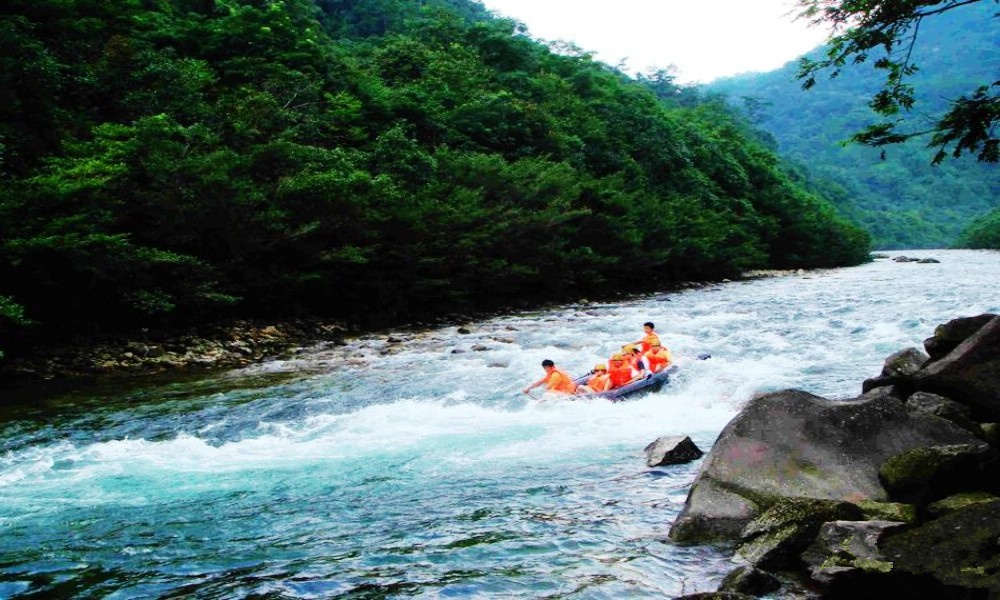武夷山大峡谷漂流