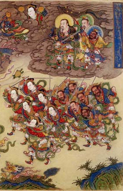 地支 /a>的神祇,其神十二位,在后期等同于六十太岁将军里的六甲太岁神