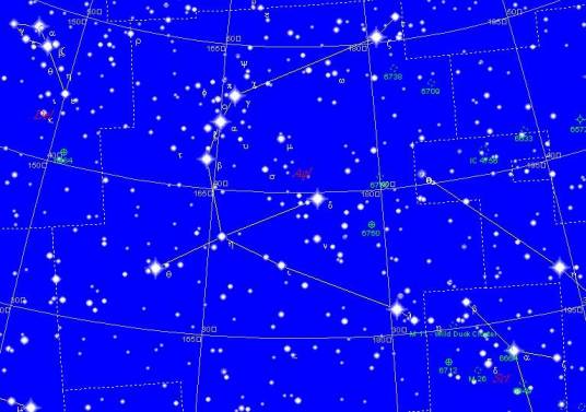 天鹰座（黄道周边的星座之一）_百度百科