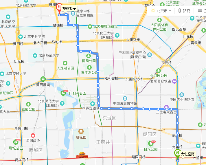  p>北京公交113路为市区线路,隶属于北京公共交通控股(集团)有限公司