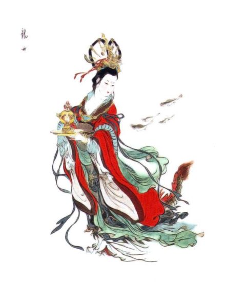 龙女（神话传说人物）_百度百科