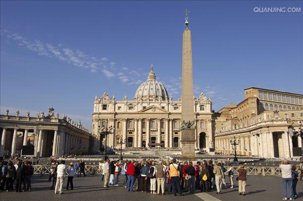梵蒂冈原为中世纪教宗国的中心,1870年教宗国领土并入意大利后,教宗退