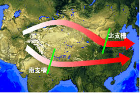 支西风急流上出现的 a target="_blank" href="/item/西风槽/6492059"