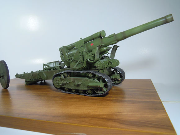  p>b-4型m1931式203毫米重型榴弹炮可以说是苏联红军使用过的外形最为