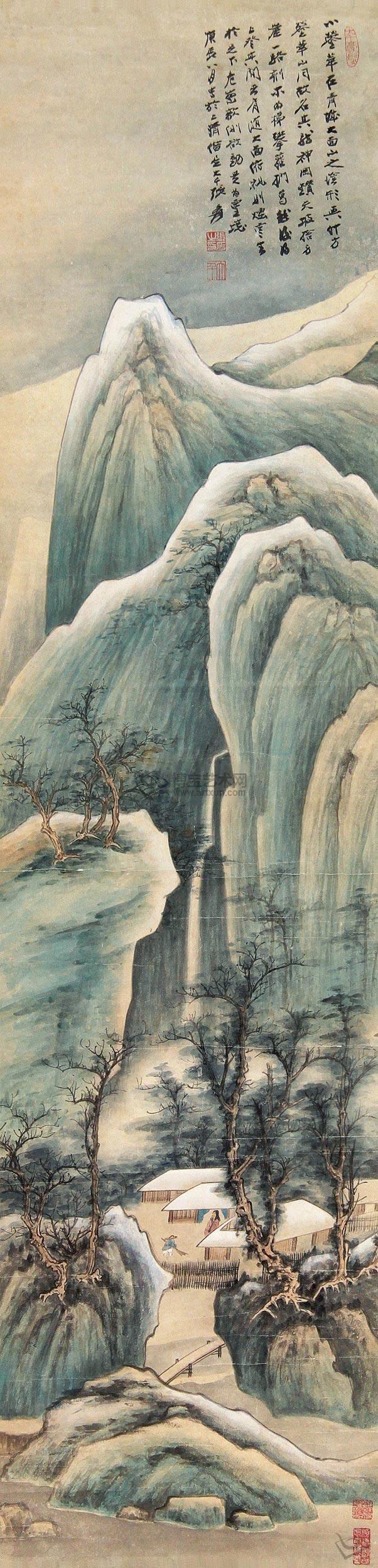  p data-id="gnwjwyg403">《溪山雪霁图》是中国近代著名国画家张大千