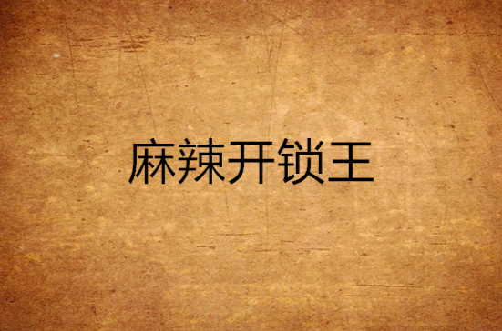 麻辣开锁王