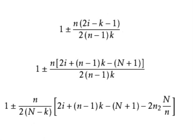 等距抽样二端修正法