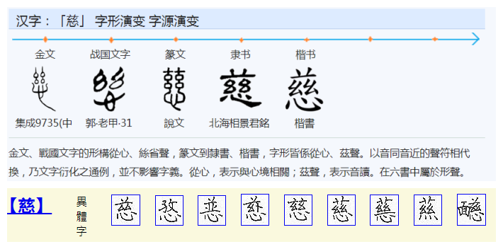 慈（汉语汉字）_百度百科