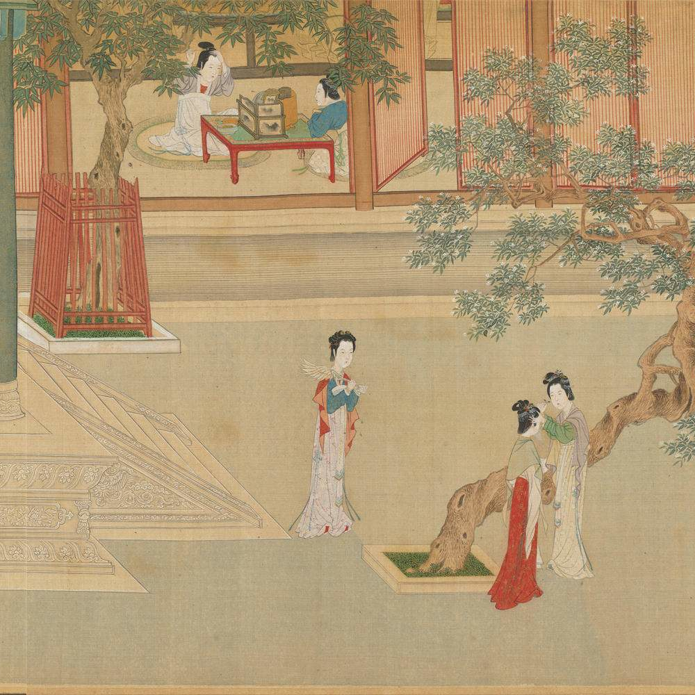 汉宫春晓图（明代仇英创作的收藏于台北故宫博物院的绢本重彩画）_百度百科