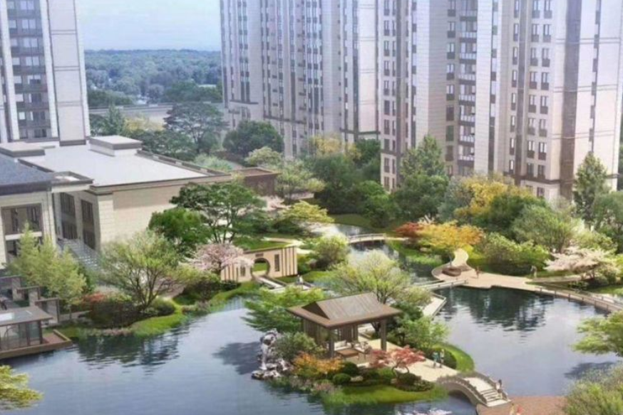 樾华庭占地约85亩,位于保定市竞秀区七一中路与阳光大街交汇处(原槐茂