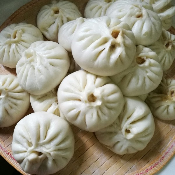 酸菜鸡蛋素馅包子