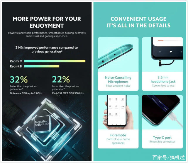 千元机升级 Redmi 9 外观配置全曝光_百科TA说