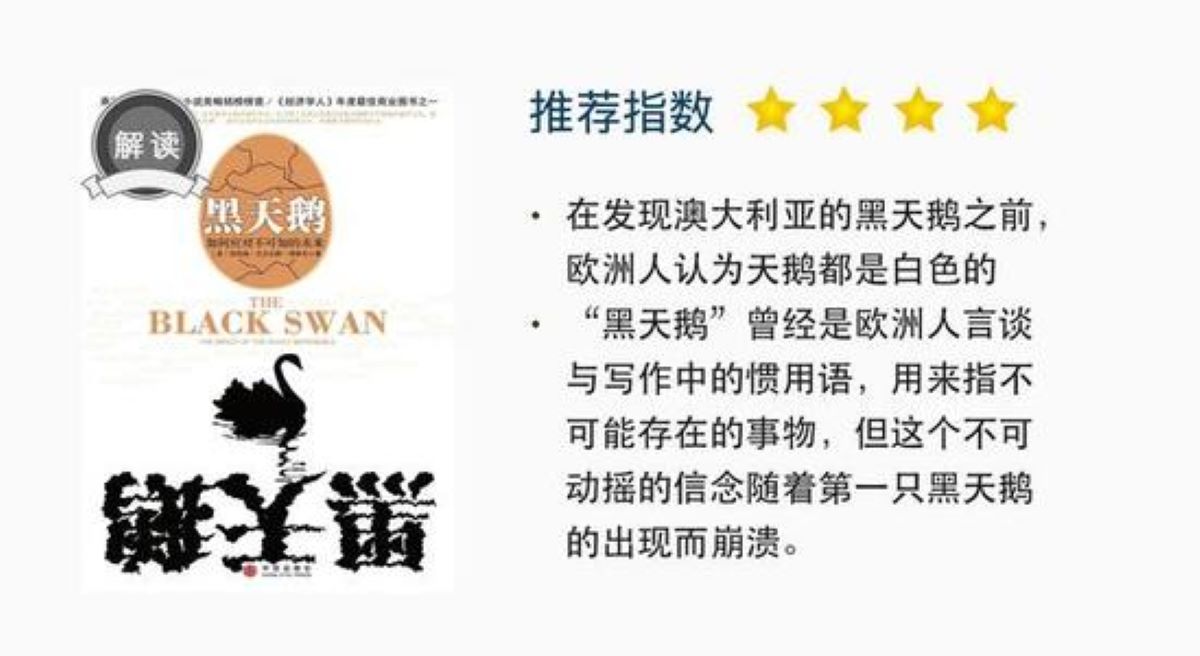 稀有的黑天鹅与偏执的塔勒布_百科TA说