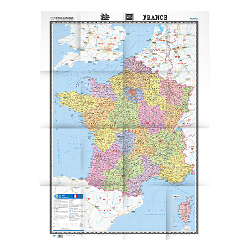 世界热点国家地图·法国(1:1350000)