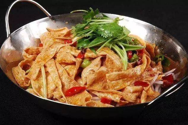 干锅豆干金针菇