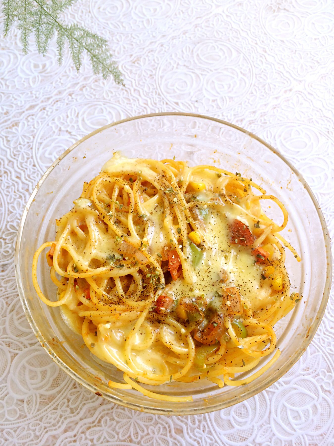 奶酪鸡肉焗意粉