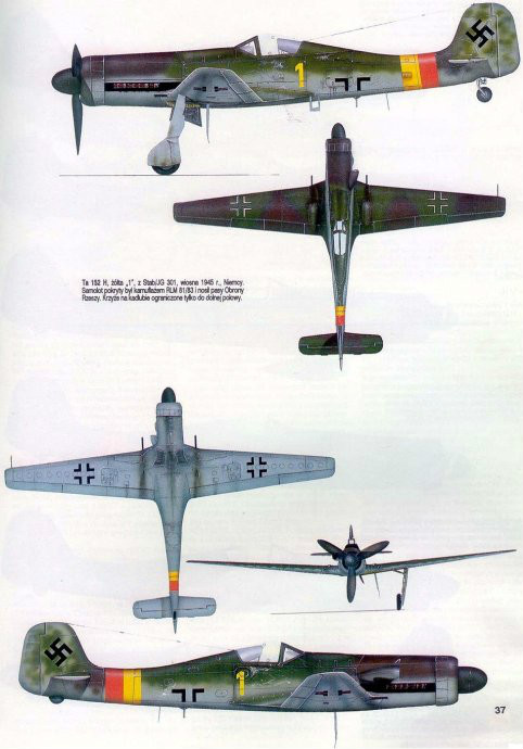 href="/item/fw-190">fw-190 /a>为原型发展的一种高空高速活塞战斗机