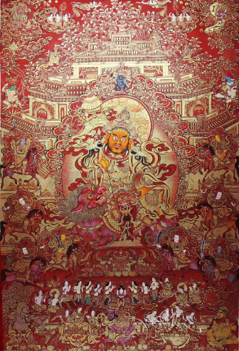  p>索南才让,1984年出生在青海,唐卡画师. /p>