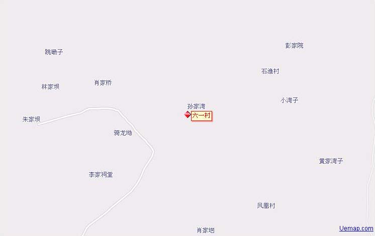 六一村村隶属于鸡街镇邦干行政村,属于山区