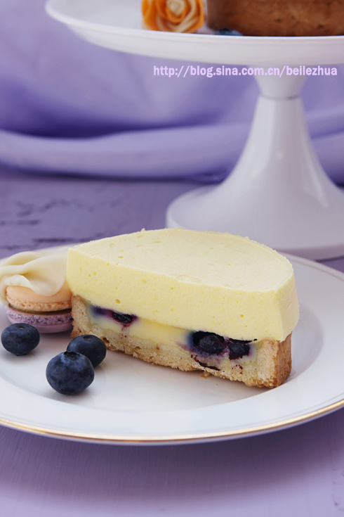 香橙蓝莓蛋奶塔
