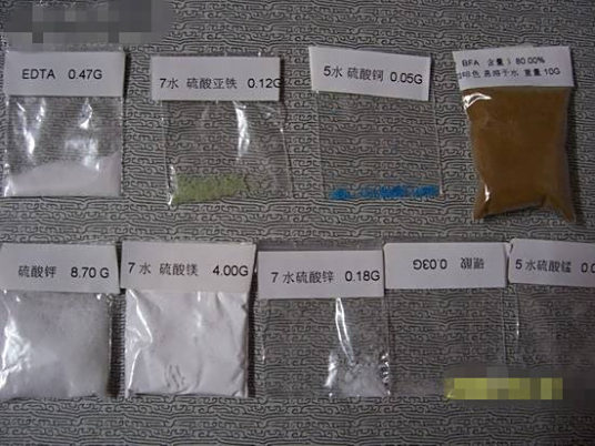 水草液肥配方 百度百科