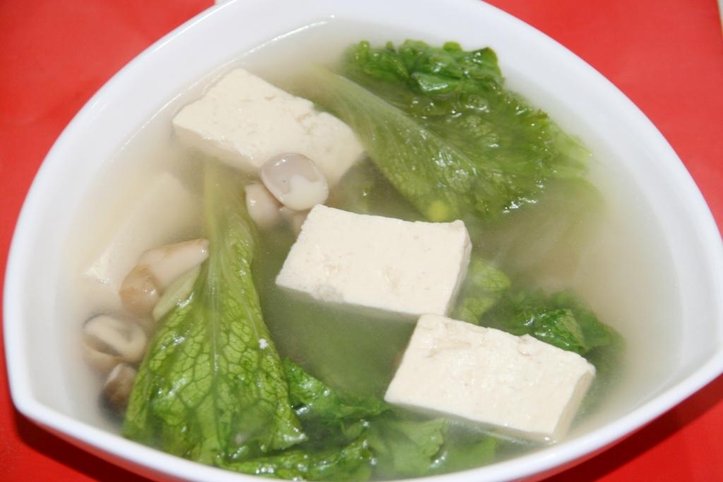 生菜豆腐煲