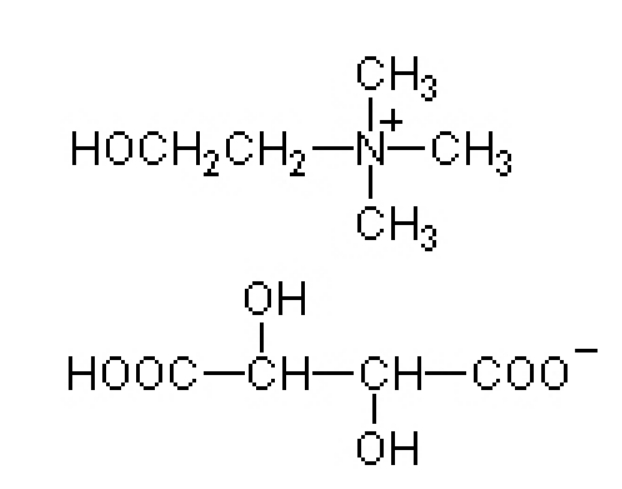  p>重酒石酸胆碱分子式是c9h19o7n.