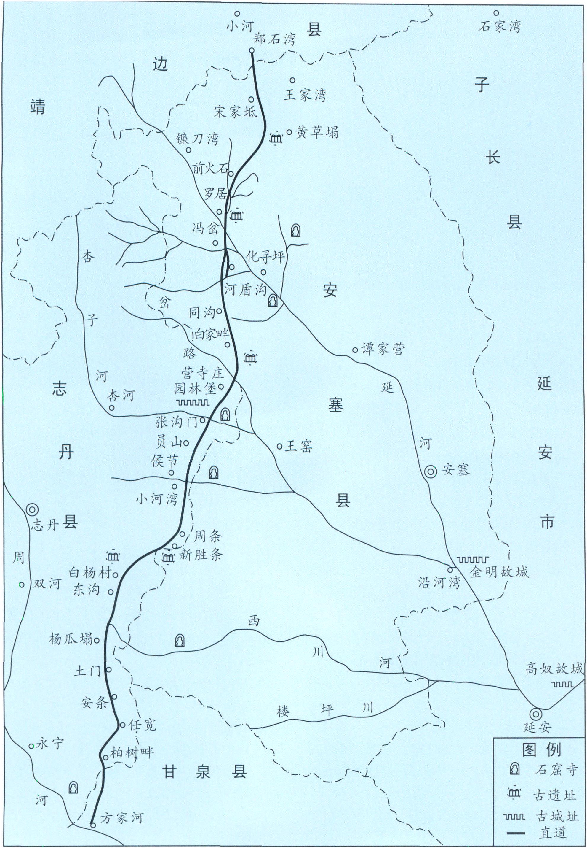 秦直道遗址延安段