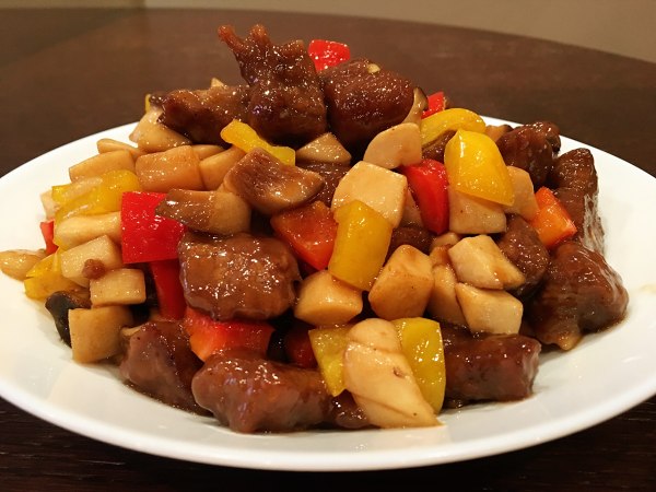 杏鲍菇烧牛肉