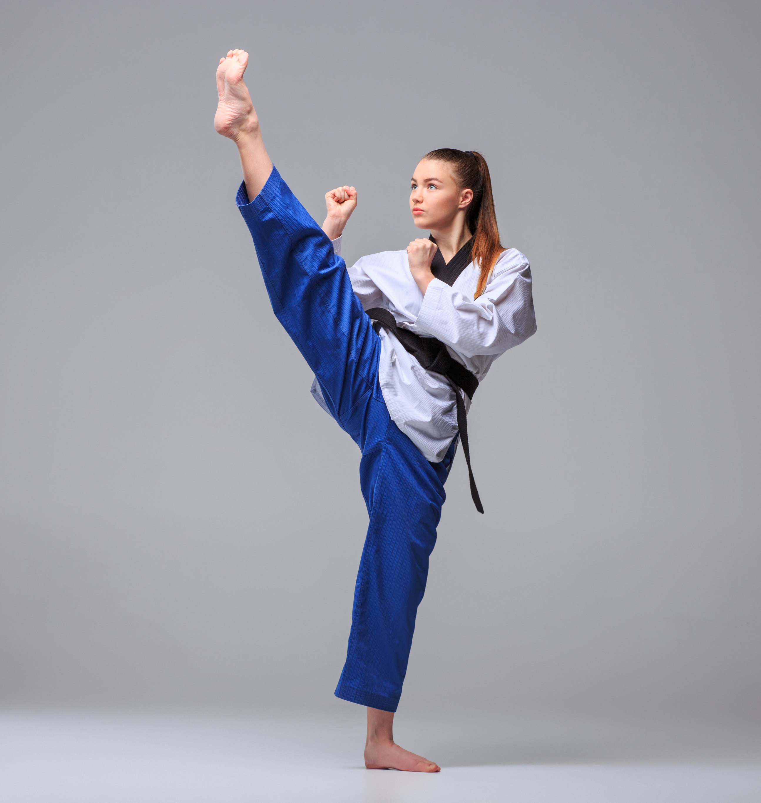 跆拳道基本动作-前踢