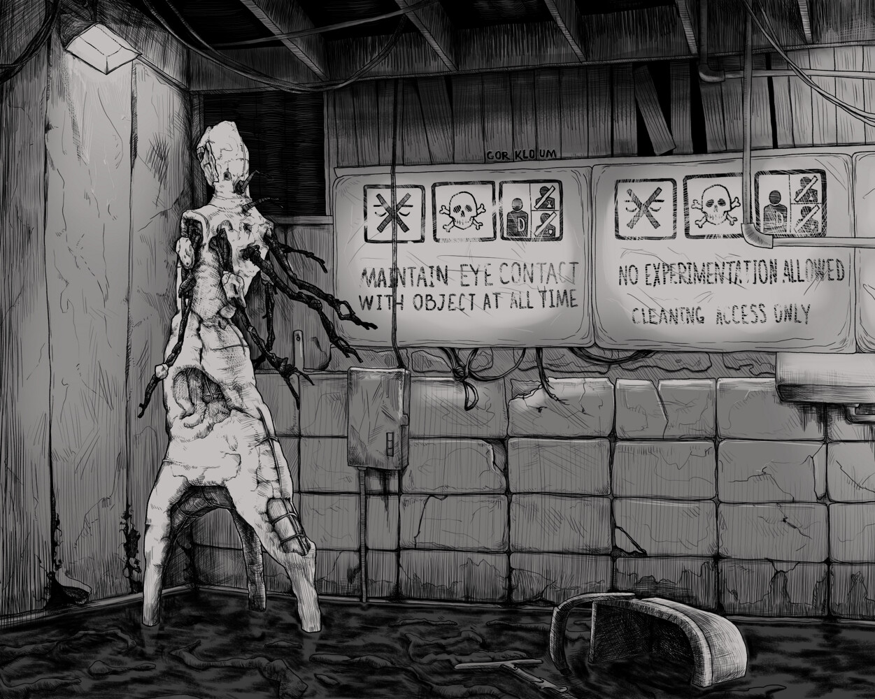 scp-173「雕像-最初之作,the sculpture-the original」是网络共笔