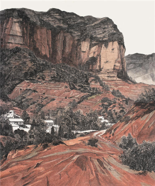  p>张雨,河南商丘人,1978年生,丹霞画派领军人.