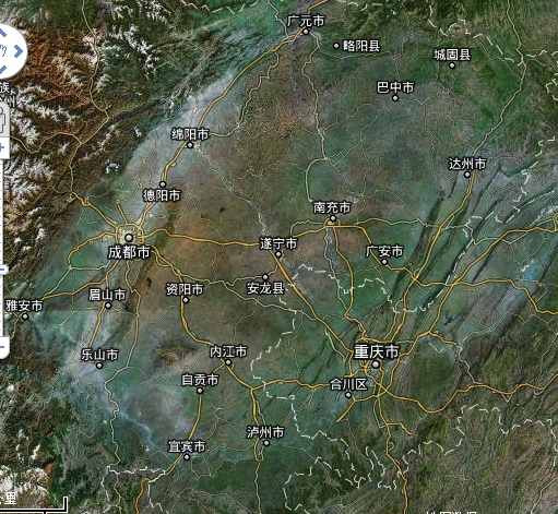 四川盆地经济圈