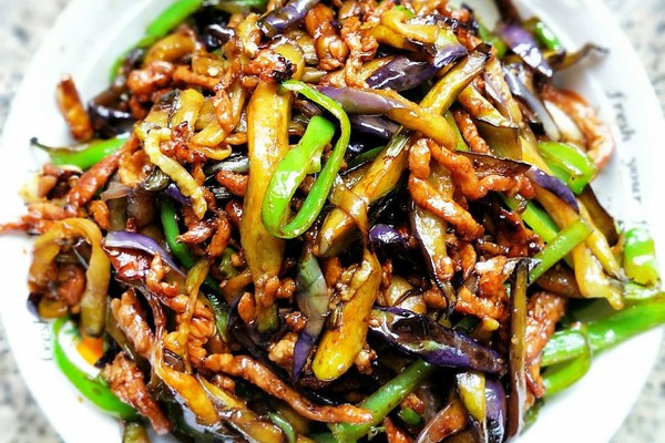 炒茄丝