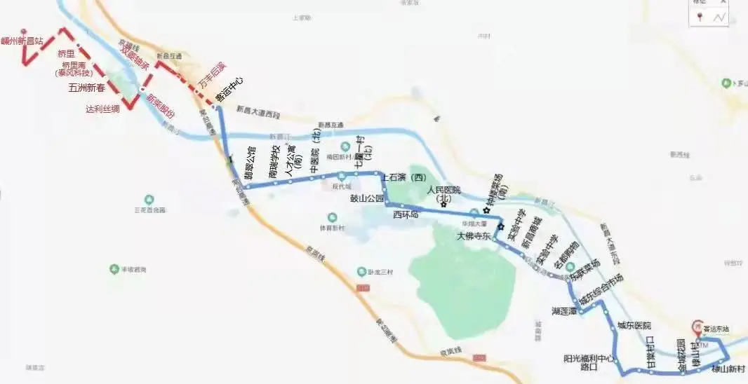 新昌公交g4路运营于中国浙江省绍兴市新昌