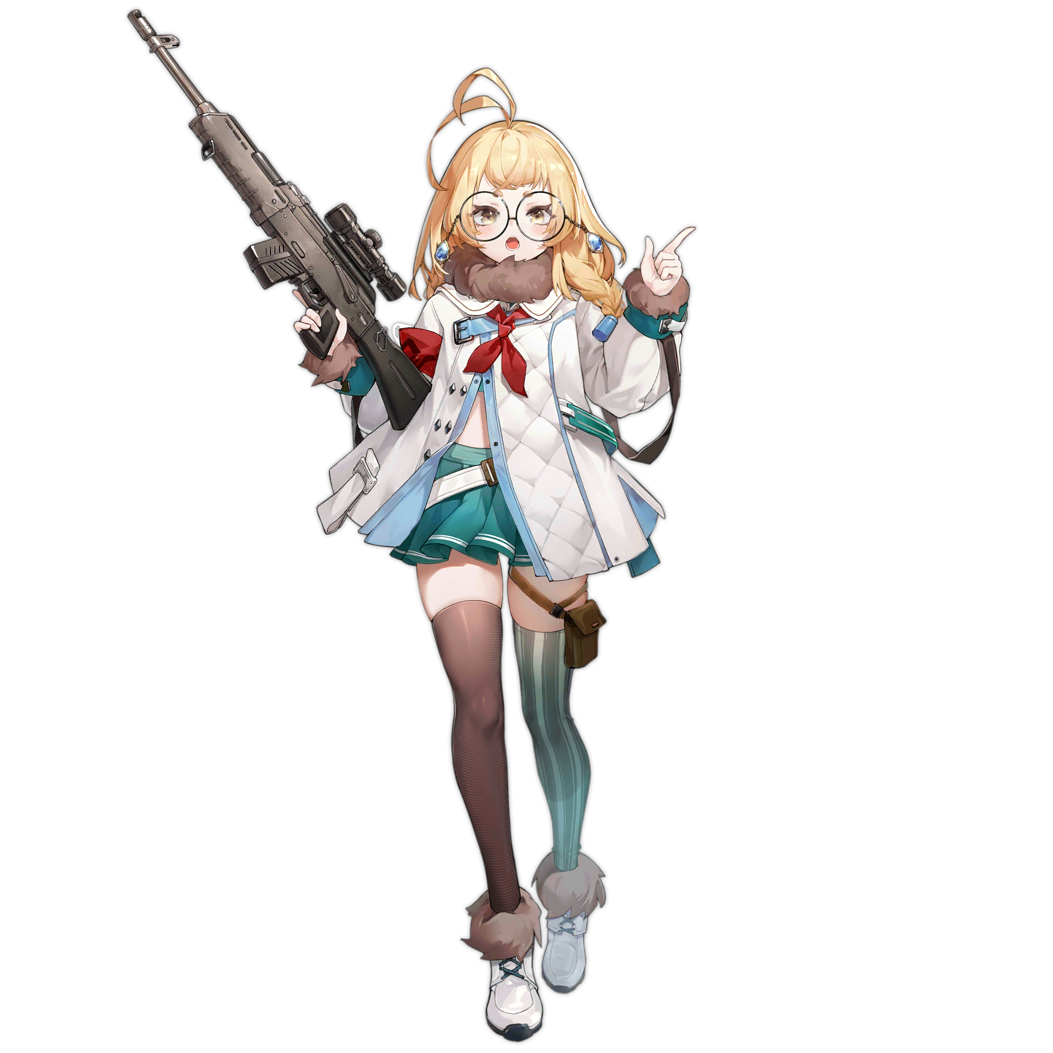  p>saiga 308是游戏《少女前线》中的四星步枪战术人形. /p>