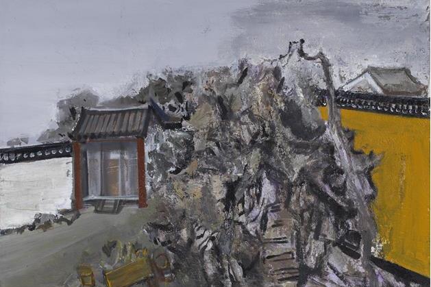  p>《姑苏城外》是石建军创作的油画作品. /p>