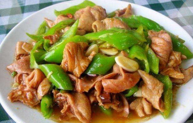大肠炒青椒