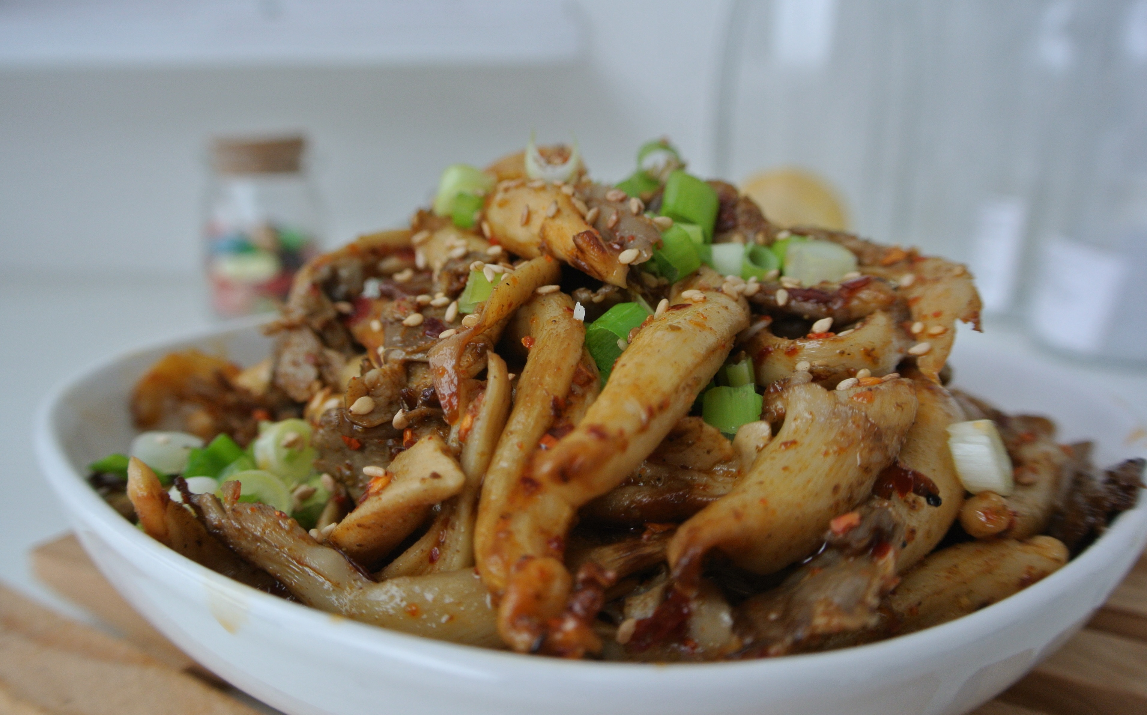 干煸蘑菇松
