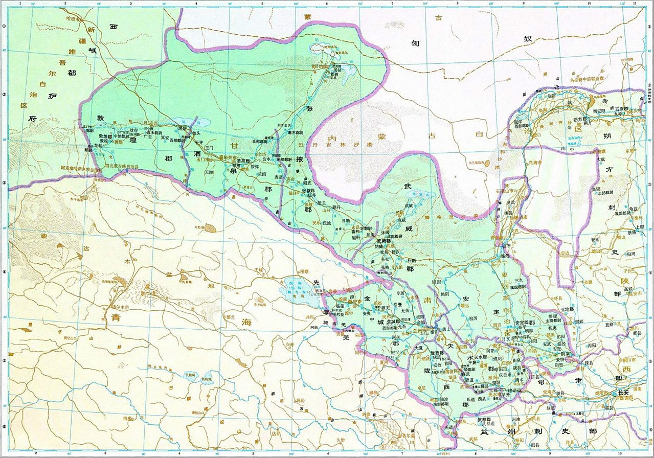 <p>西汉历史地图