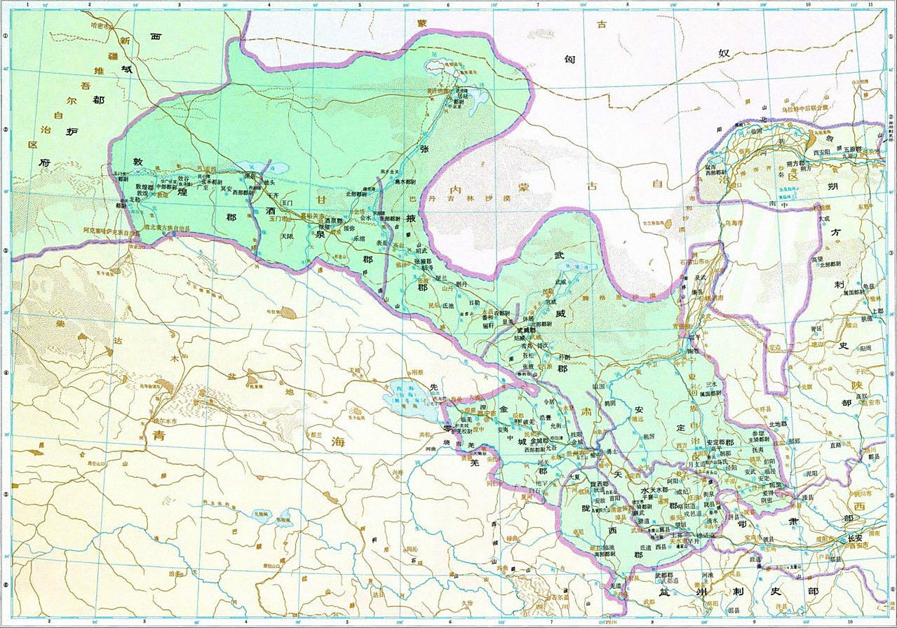 西汉历史地图