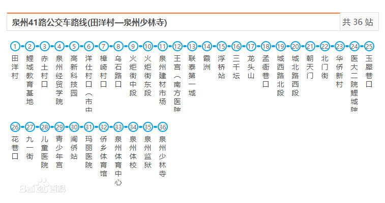 的一条公共交通线路,隶属于泉州市公交集团有限责任公司江南分公司