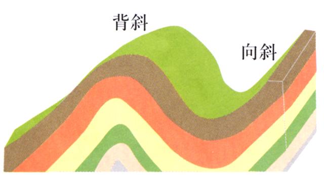  p>背斜(anticline)指 a href="#" data-lemmaid="3053310">岩层 /a>