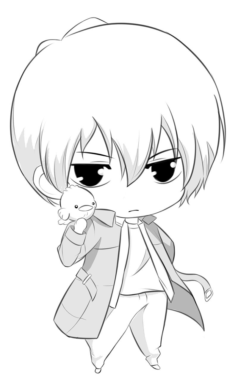 超级漫画素描技法经典360例:q版篇