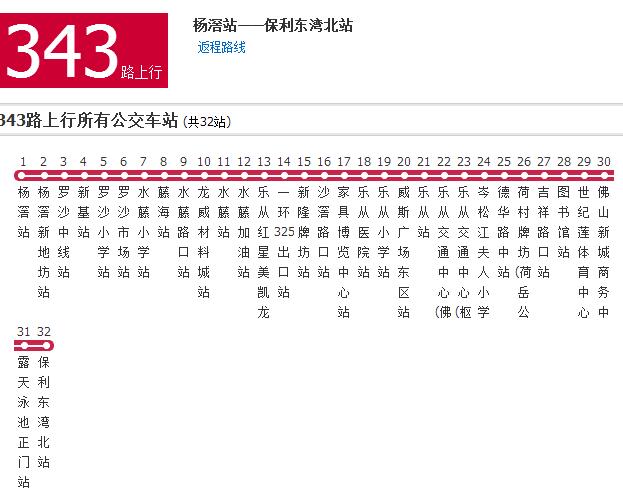  p>佛山公交343路是佛山的一条公交线路,由佛山市顺德区鸿运公共交通