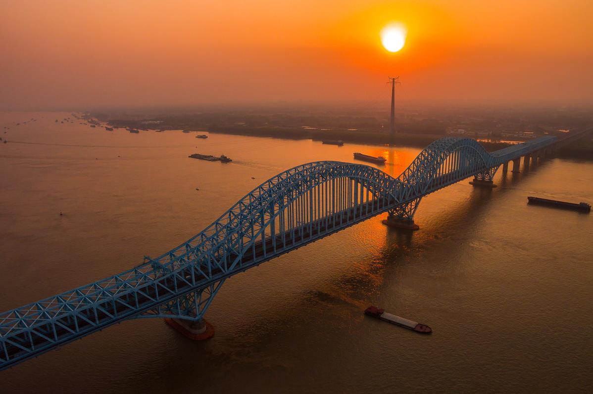 京沪高速铁路南京大胜关长江大桥