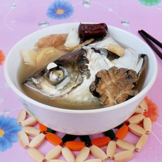 href="#" data-lemmaid="6812945">花鲢 /a>鱼头,天麻主料制作的药膳