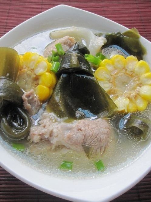 玉米海带排骨汤