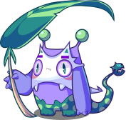 详情>>小荷叶,腾讯游戏《洛克王国 》中的宠物.