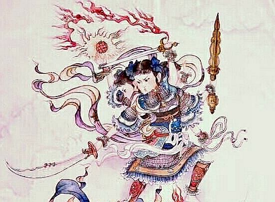  p>哪吒,中国古代神话传说中的神仙,佛教及道教护法神.